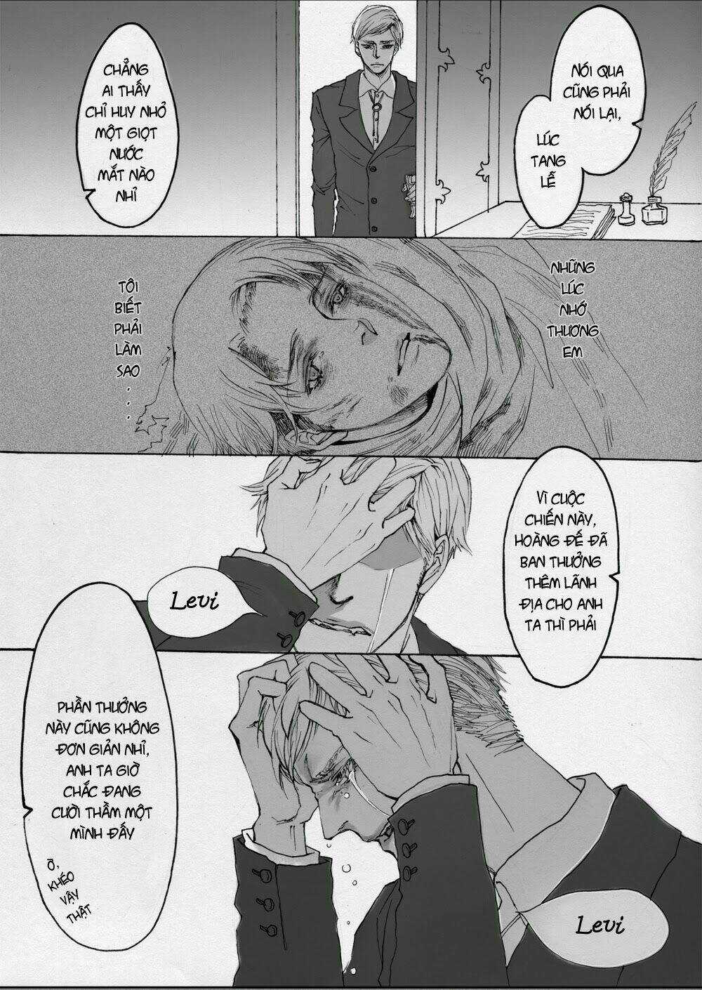 Tấn Công Người Khổng Lồ - Doujinshi Eruri Chapter 1 trang 5