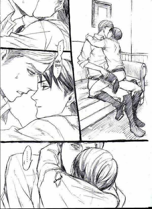 Tấn Công Người Khổng Lồ - Doujinshi Eruri Chapter 4 trang 9