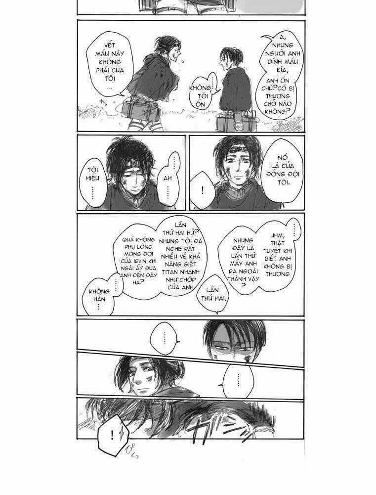 Tấn Công Người Khổng Lồ - Doujinshi LeviHan Chapter 12 trang 1