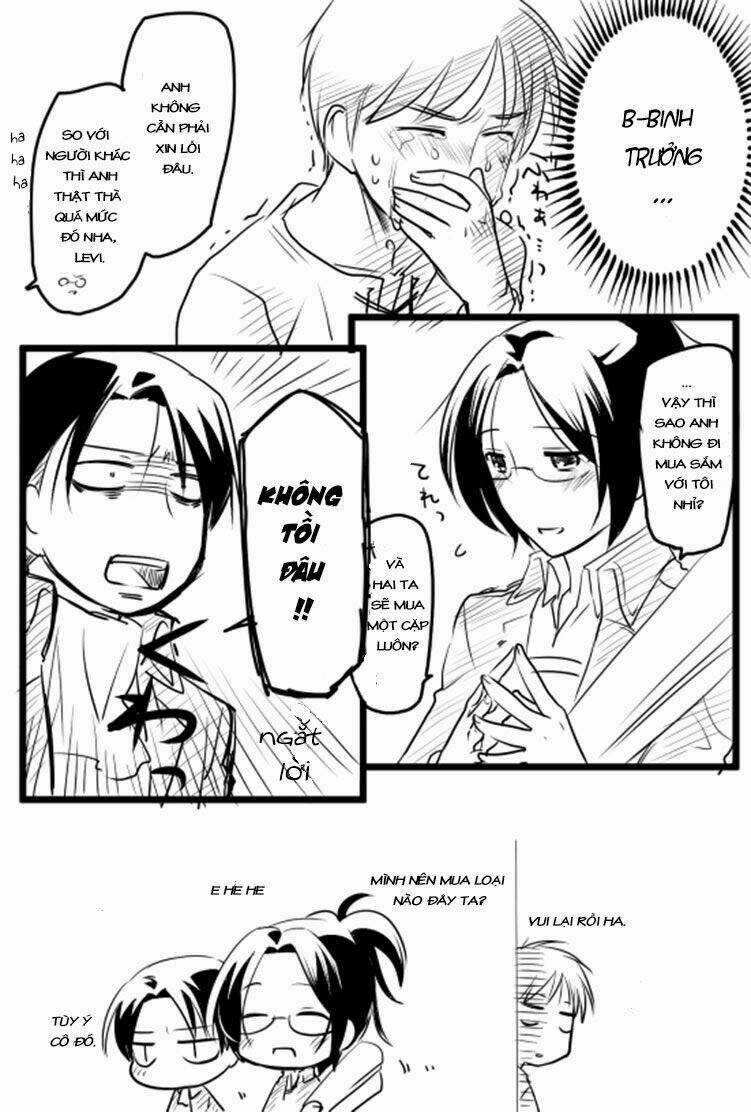 Tấn Công Người Khổng Lồ - Doujinshi LeviHan Chapter 18 trang 5