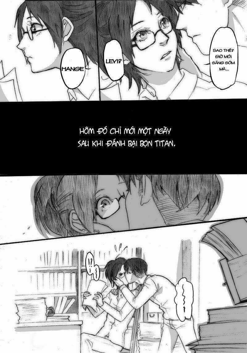 Tấn Công Người Khổng Lồ - Doujinshi LeviHan Chapter 19 trang 2