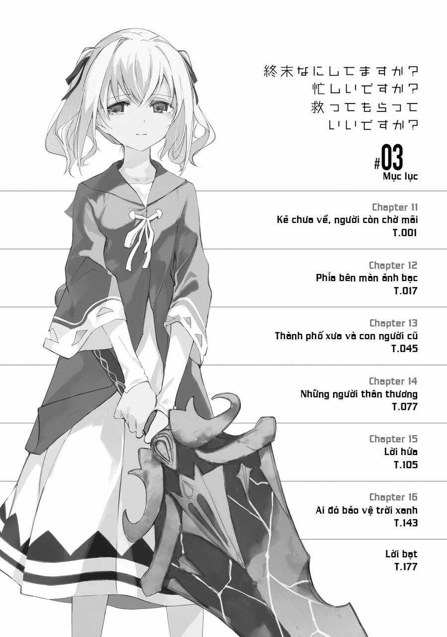 Tận Thế Nếu Không Bận, Anh Cứu Chúng Em Nhé? Chapter 11 trang 7