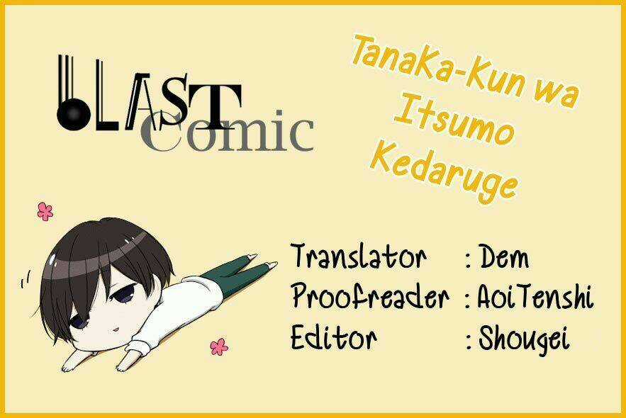 Tanaka Kun Lúc Nào Cũng Bơ Phờ Chapter 15.5 trang 0