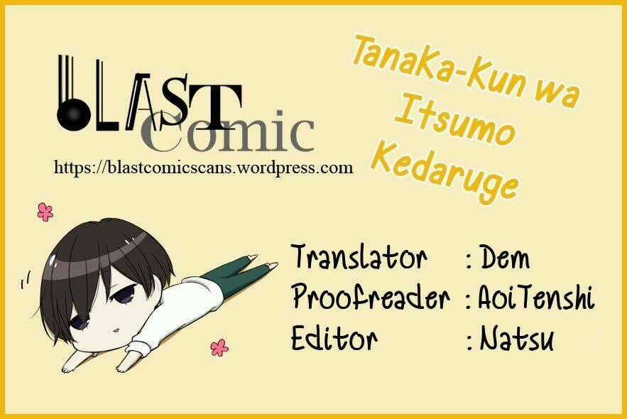 Tanaka Kun Lúc Nào Cũng Bơ Phờ Chapter 15 trang 0