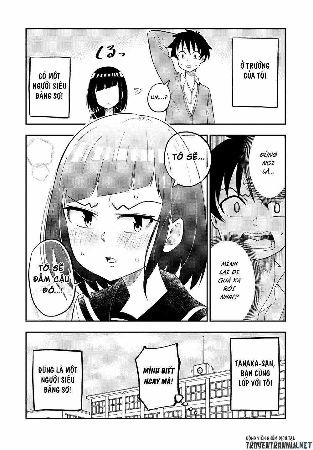 Tanaka-San Trong Lớp Tôi Thật Sự Là Siêu Đáng Sợ Chapter 1 trang 13