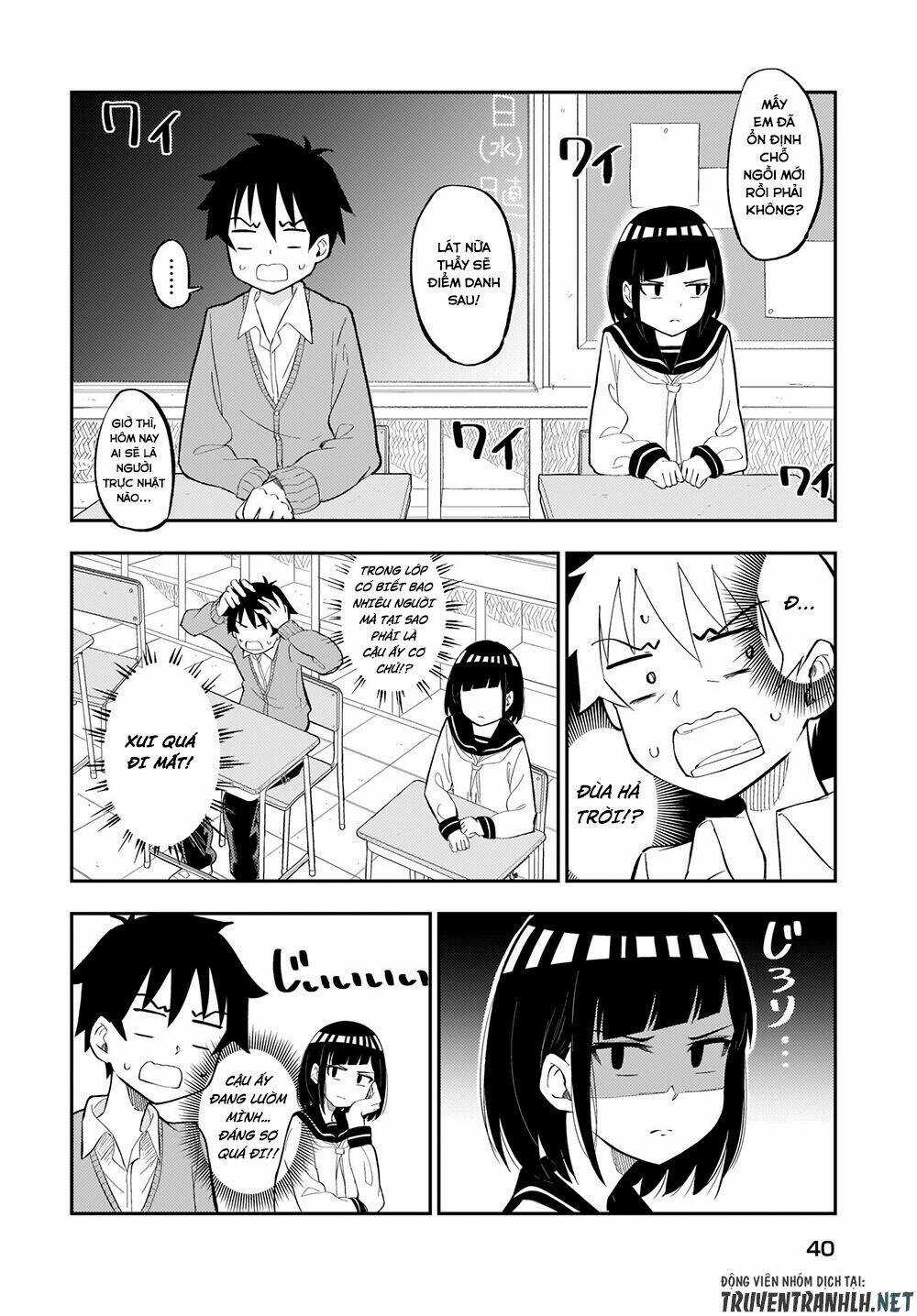 Tanaka-San Trong Lớp Tôi Thật Sự Là Siêu Đáng Sợ Chapter 1 trang 4