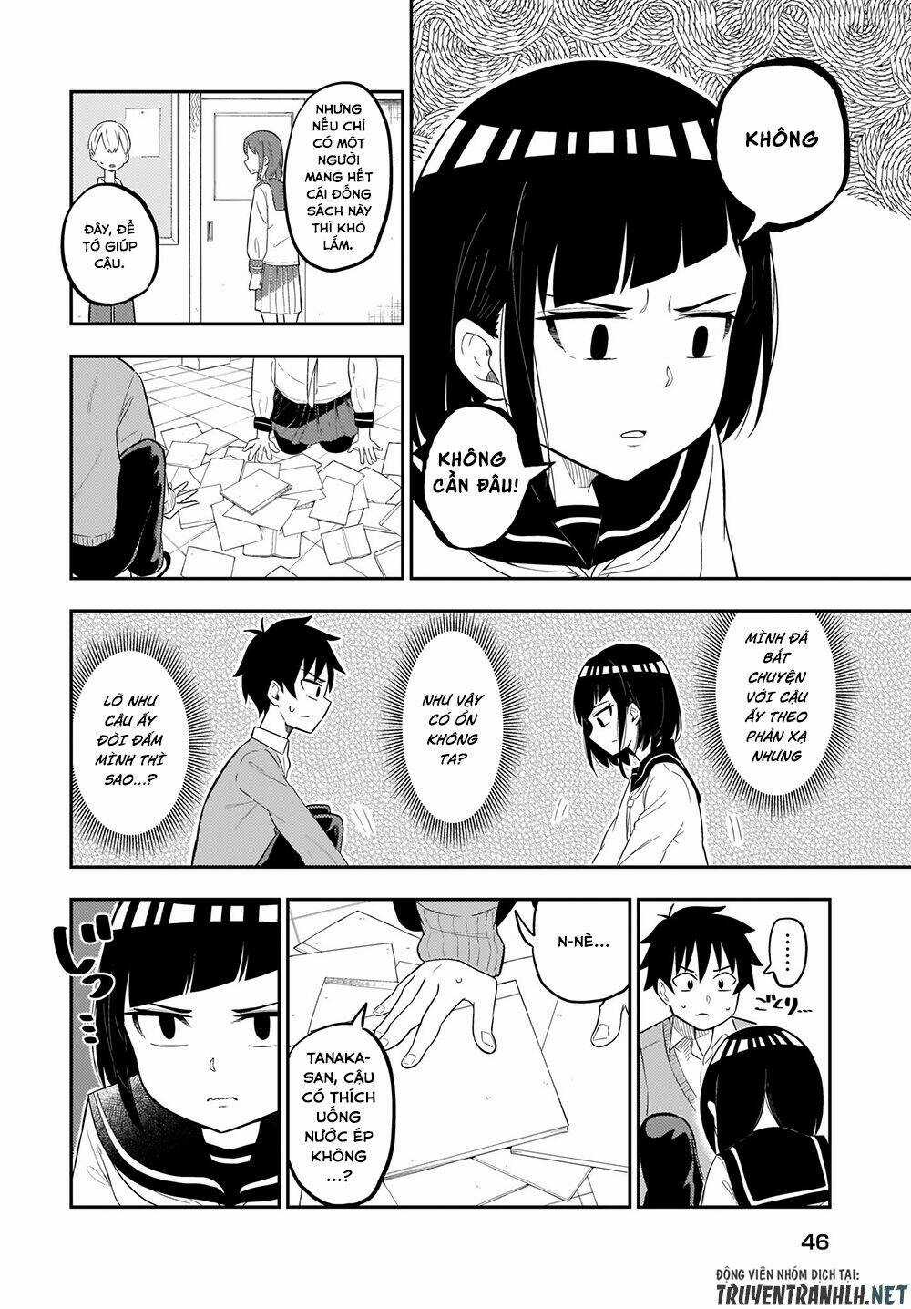 Tanaka-San Trong Lớp Tôi Thật Sự Là Siêu Đáng Sợ Chapter 1 trang 9