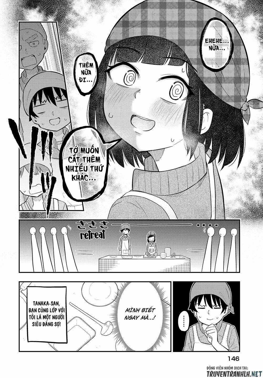 Tanaka-San Trong Lớp Tôi Thật Sự Là Siêu Đáng Sợ Chapter 11 trang 4