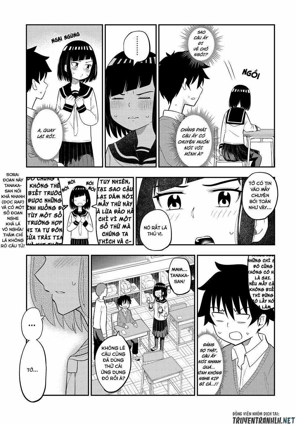 Tanaka-San Trong Lớp Tôi Thật Sự Là Siêu Đáng Sợ Chapter 13 trang 3