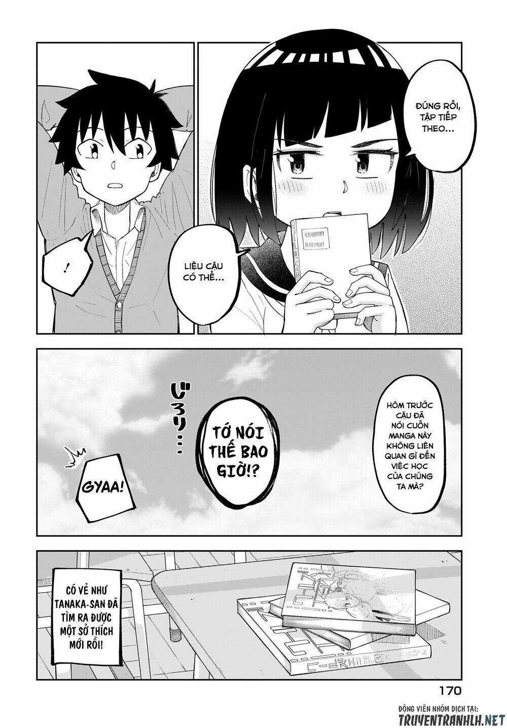 Tanaka-San Trong Lớp Tôi Thật Sự Là Siêu Đáng Sợ Chapter 16 trang 4