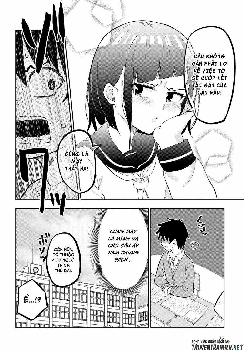 Tanaka-San Trong Lớp Tôi Thật Sự Là Siêu Đáng Sợ Chapter 2 trang 4