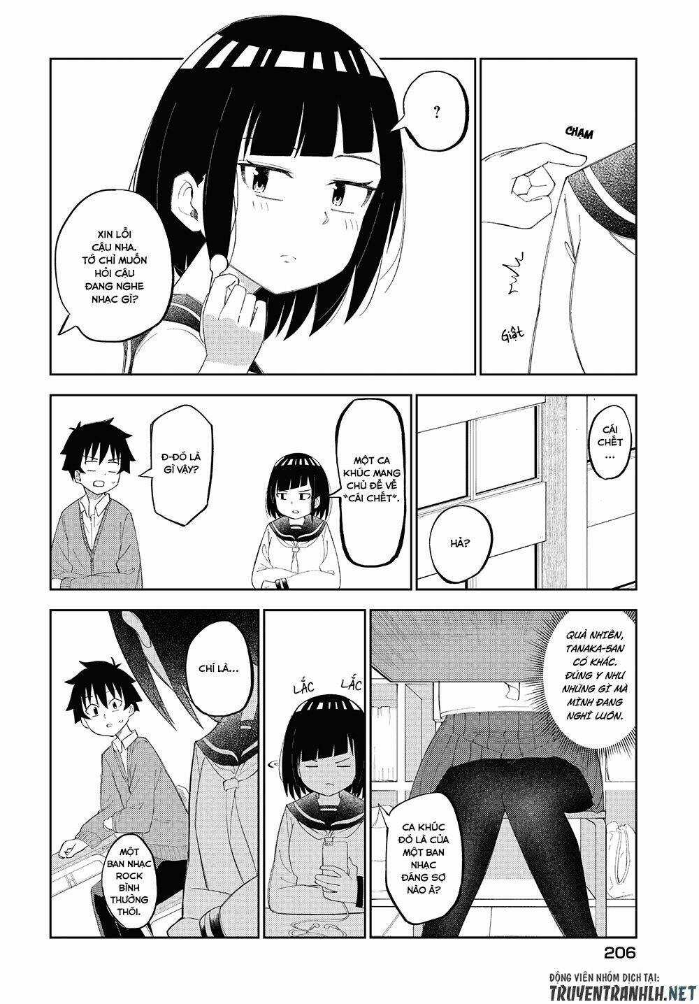 Tanaka-San Trong Lớp Tôi Thật Sự Là Siêu Đáng Sợ Chapter 21 trang 2