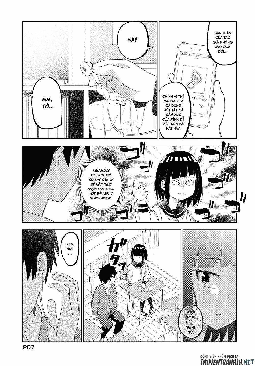 Tanaka-San Trong Lớp Tôi Thật Sự Là Siêu Đáng Sợ Chapter 21 trang 3
