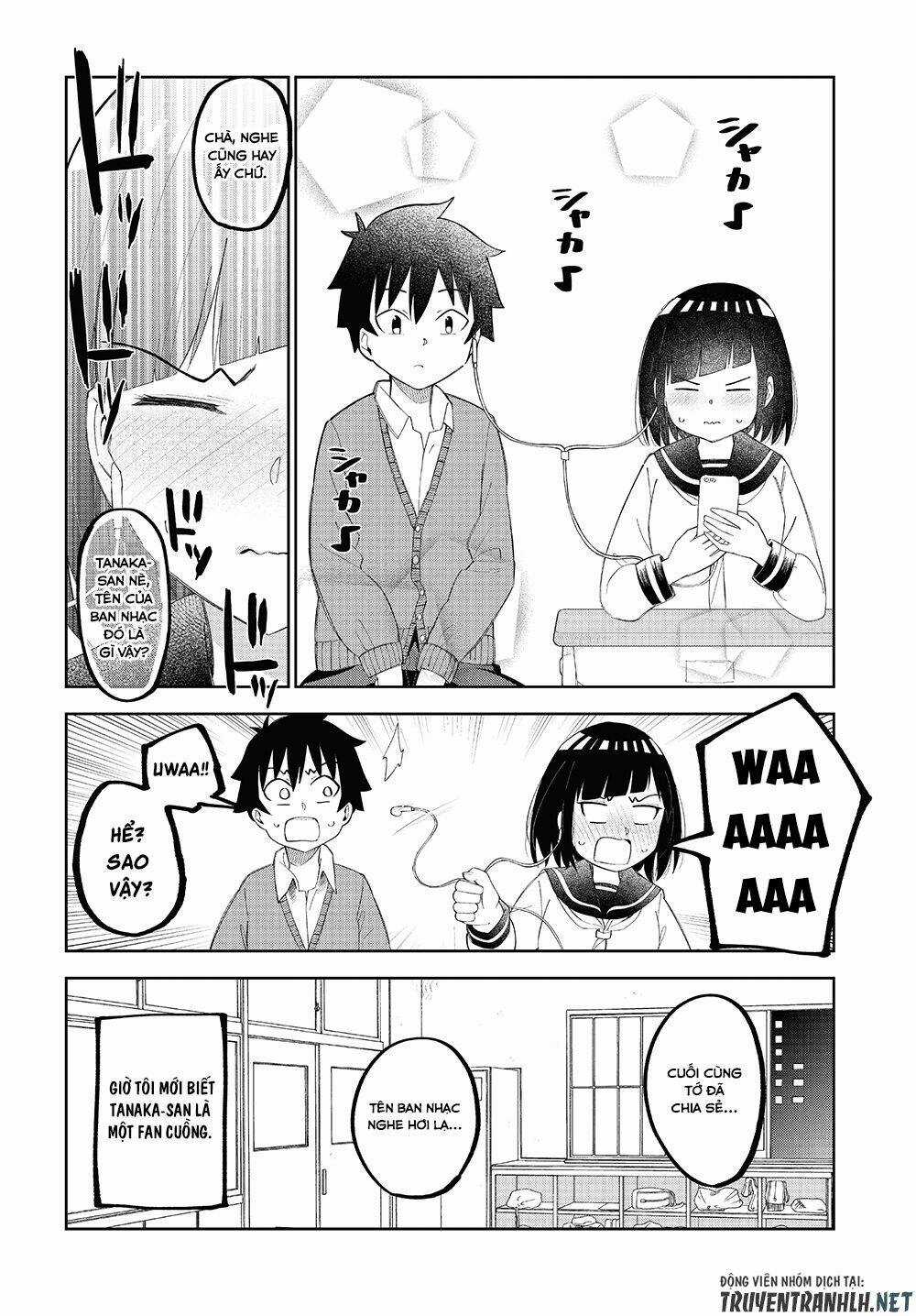 Tanaka-San Trong Lớp Tôi Thật Sự Là Siêu Đáng Sợ Chapter 21 trang 4