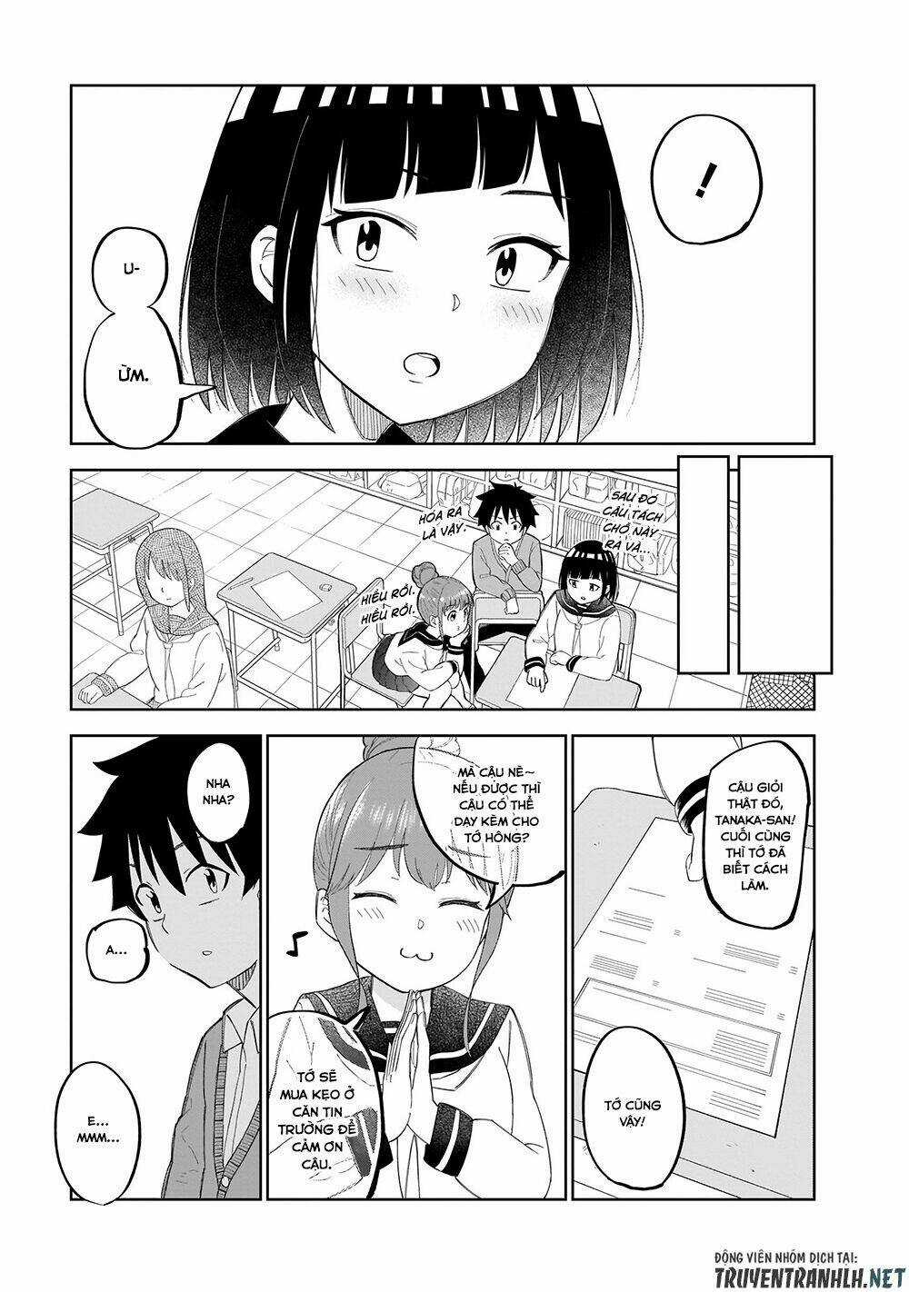 Tanaka-San Trong Lớp Tôi Thật Sự Là Siêu Đáng Sợ Chapter 22 trang 3