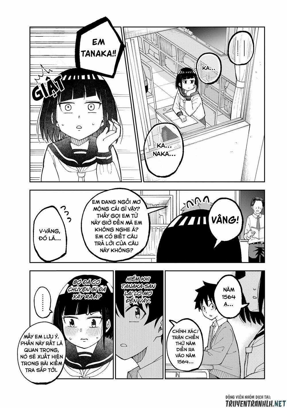 Tanaka-San Trong Lớp Tôi Thật Sự Là Siêu Đáng Sợ Chapter 26 trang 2
