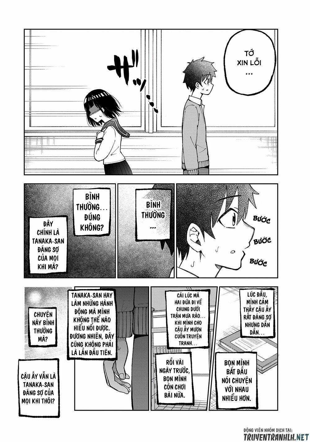 Tanaka-San Trong Lớp Tôi Thật Sự Là Siêu Đáng Sợ Chapter 26 trang 7