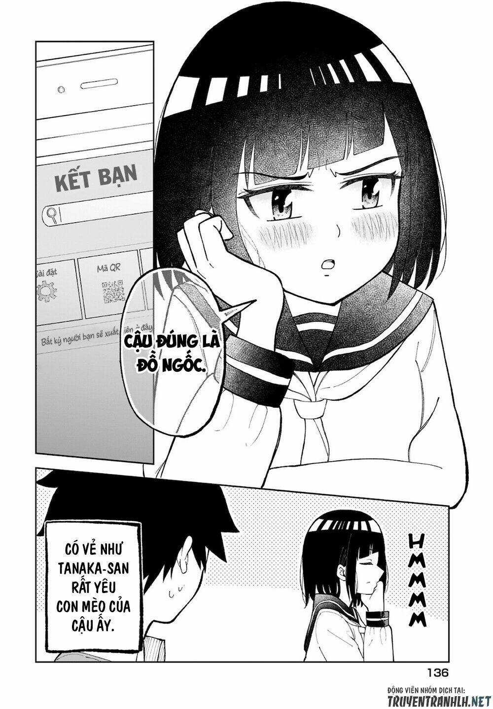 Tanaka-San Trong Lớp Tôi Thật Sự Là Siêu Đáng Sợ Chapter 28 trang 4