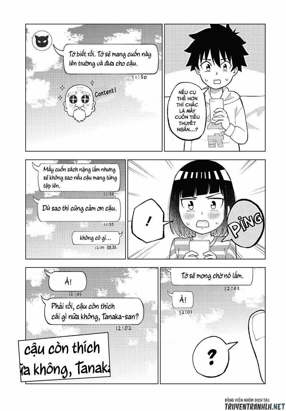 Tanaka-San Trong Lớp Tôi Thật Sự Là Siêu Đáng Sợ Chapter 32 trang 3