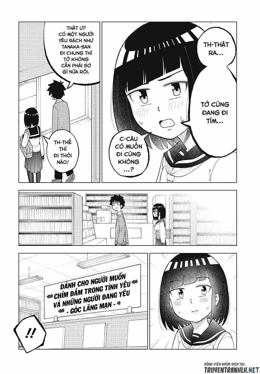 Tanaka-San Trong Lớp Tôi Thật Sự Là Siêu Đáng Sợ Chapter 33 trang 2
