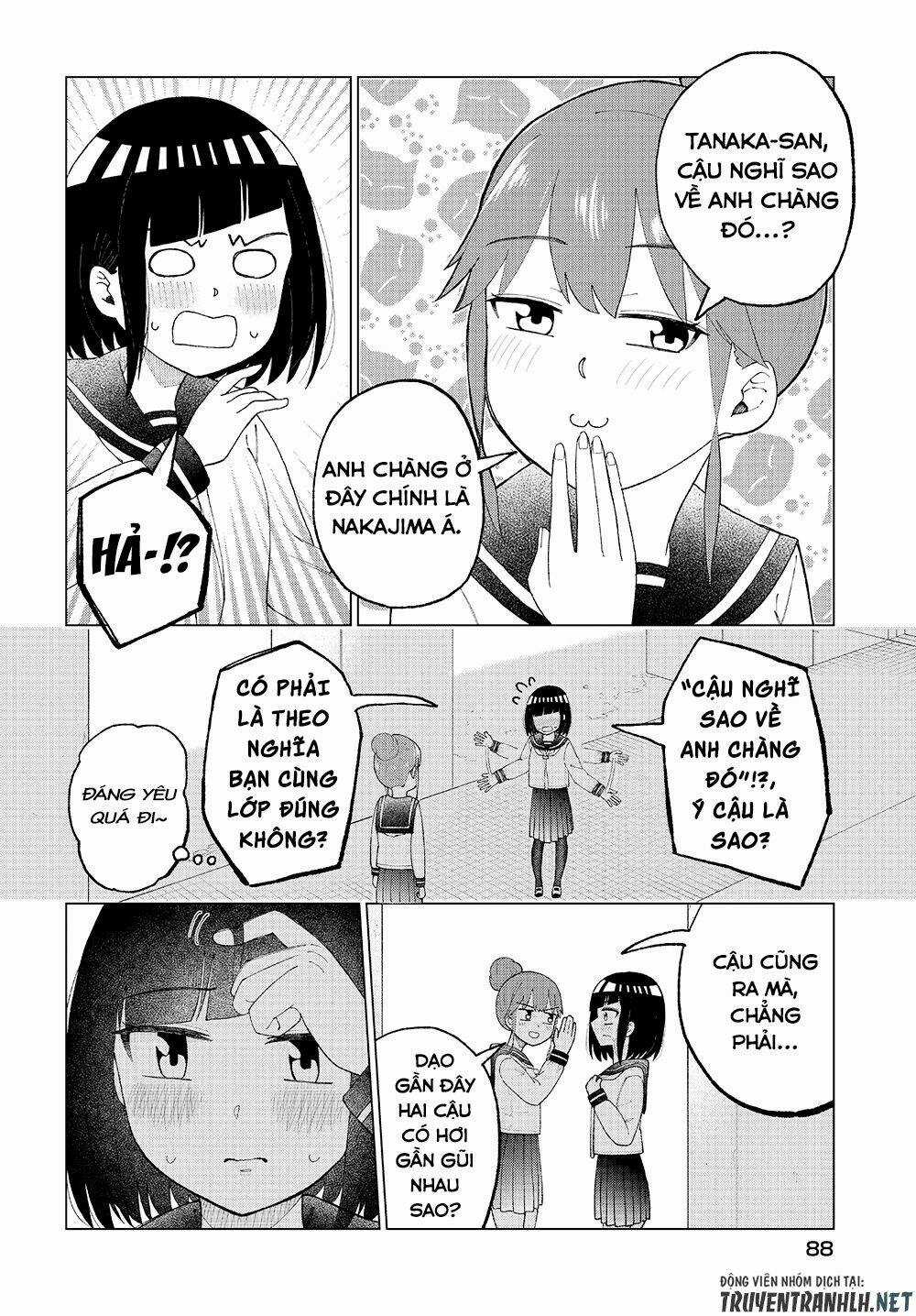 Tanaka-San Trong Lớp Tôi Thật Sự Là Siêu Đáng Sợ Chapter 37 trang 2