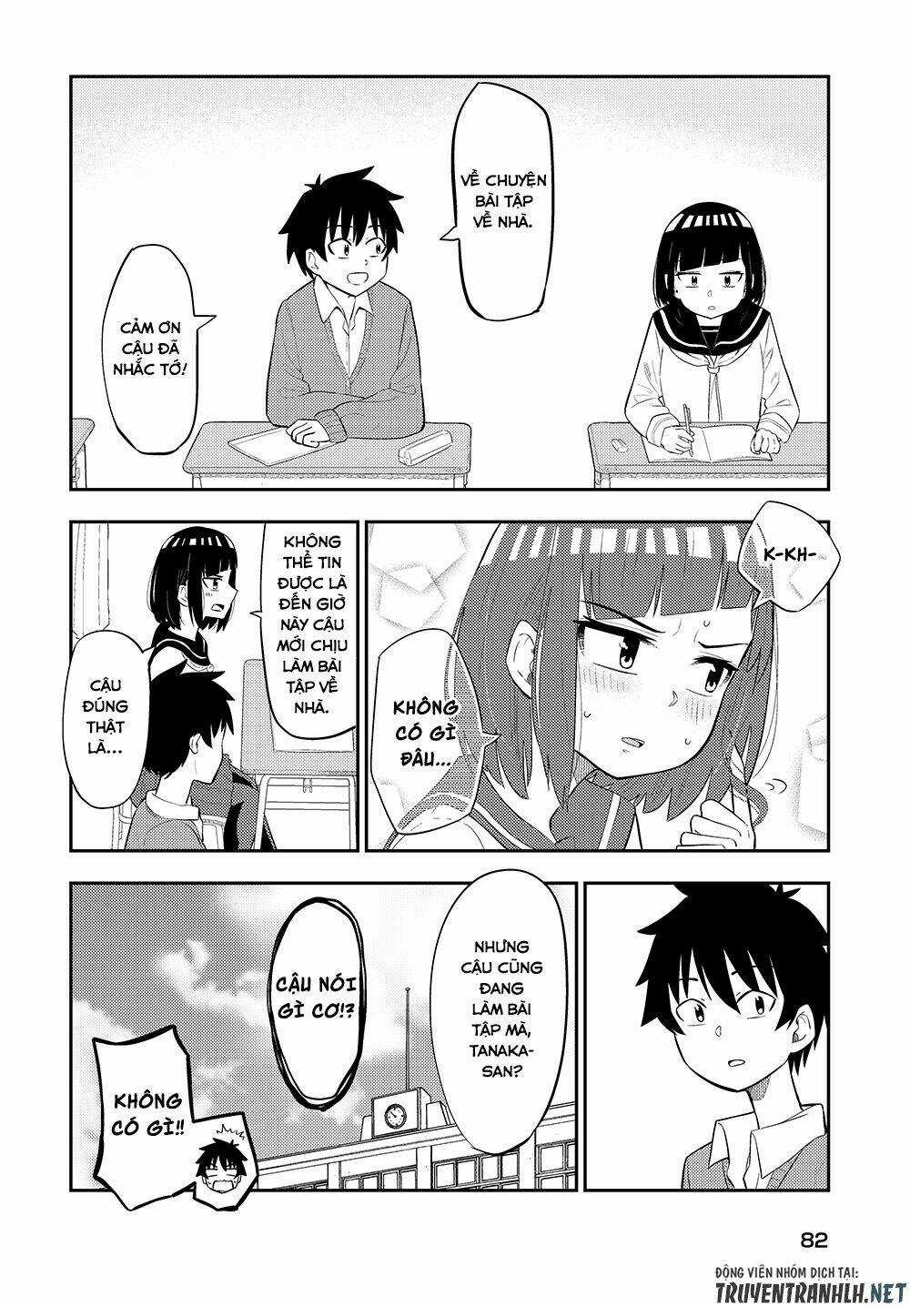 Tanaka-San Trong Lớp Tôi Thật Sự Là Siêu Đáng Sợ Chapter 6 trang 4