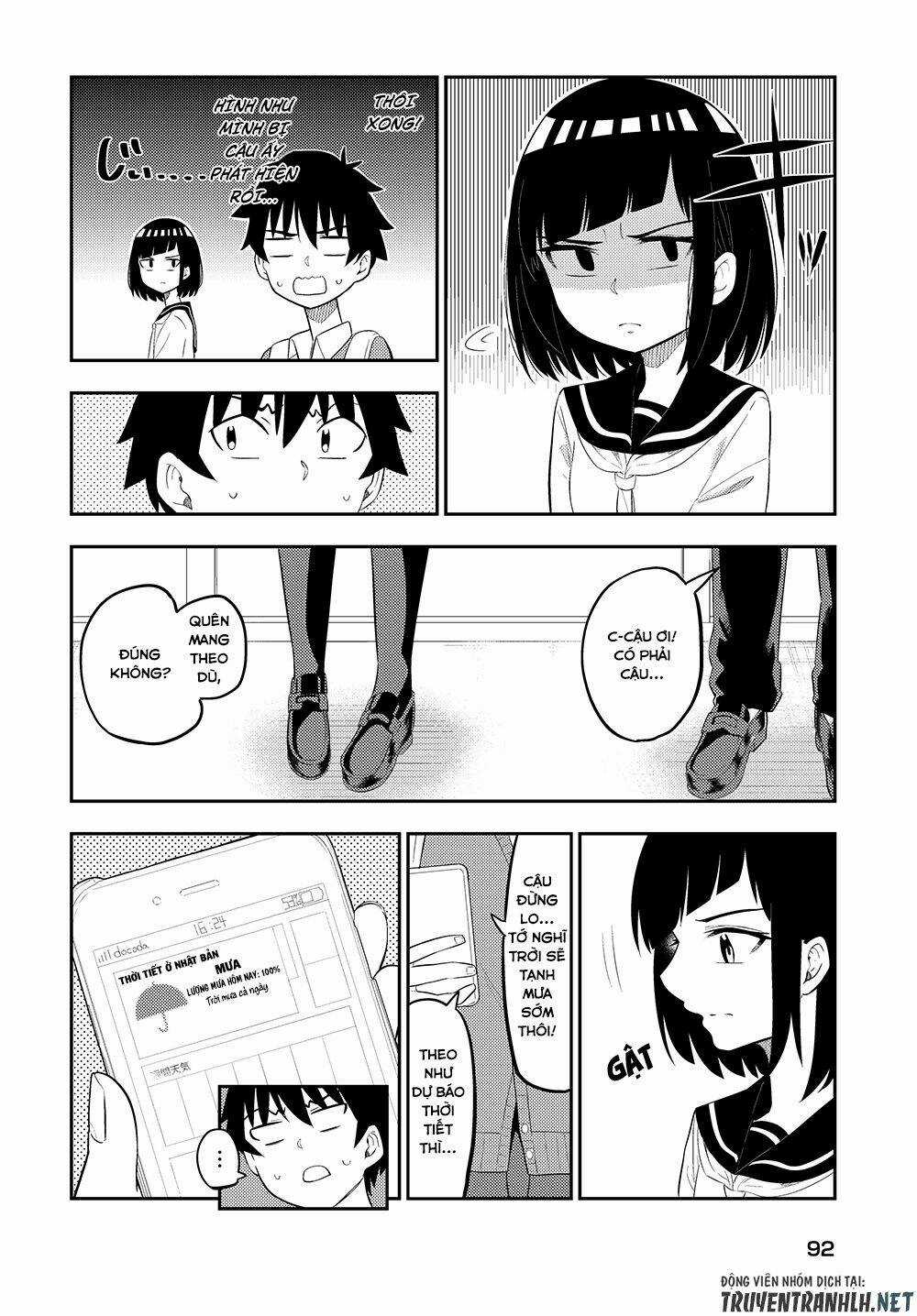 Tanaka-San Trong Lớp Tôi Thật Sự Là Siêu Đáng Sợ Chapter 9 trang 2