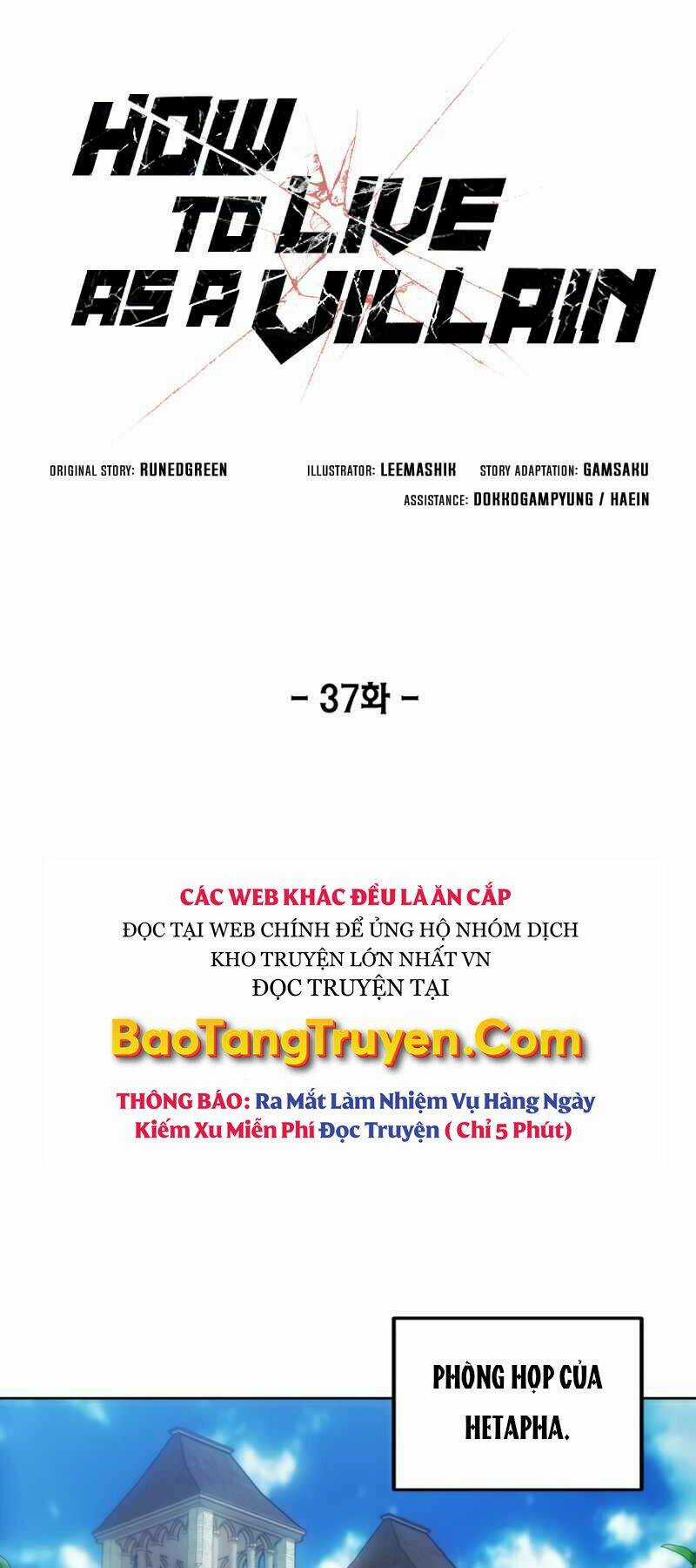 Tao Là Ác Nhân Chapter 37 trang 1