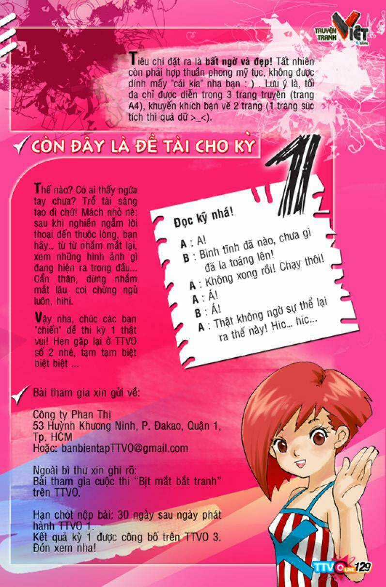 Tạp Chí Truyện Tranh Việt Nam Online - Ttvo Chapter 1 trang 130