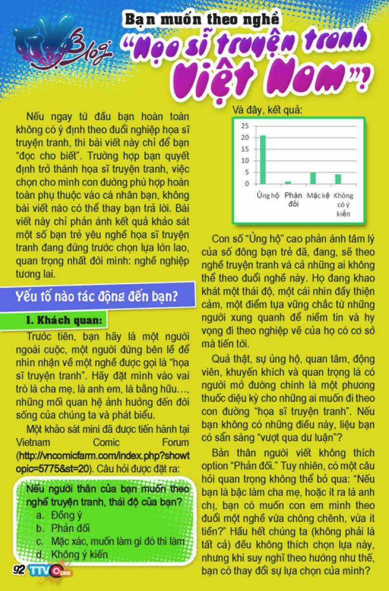 Tạp Chí Truyện Tranh Việt Nam Online - Ttvo Chapter 1 trang 93