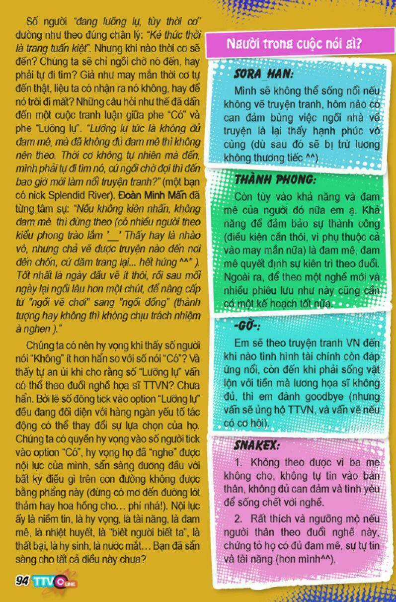 Tạp Chí Truyện Tranh Việt Nam Online - Ttvo Chapter 1 trang 95