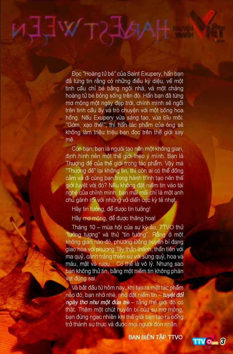 Tạp Chí Truyện Tranh Việt Nam Online - Ttvo Chapter 3.1 trang 4