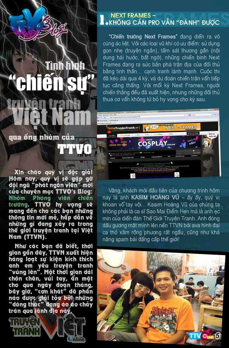 Tạp Chí Truyện Tranh Việt Nam Online - Ttvo Chapter 3.1 trang 6