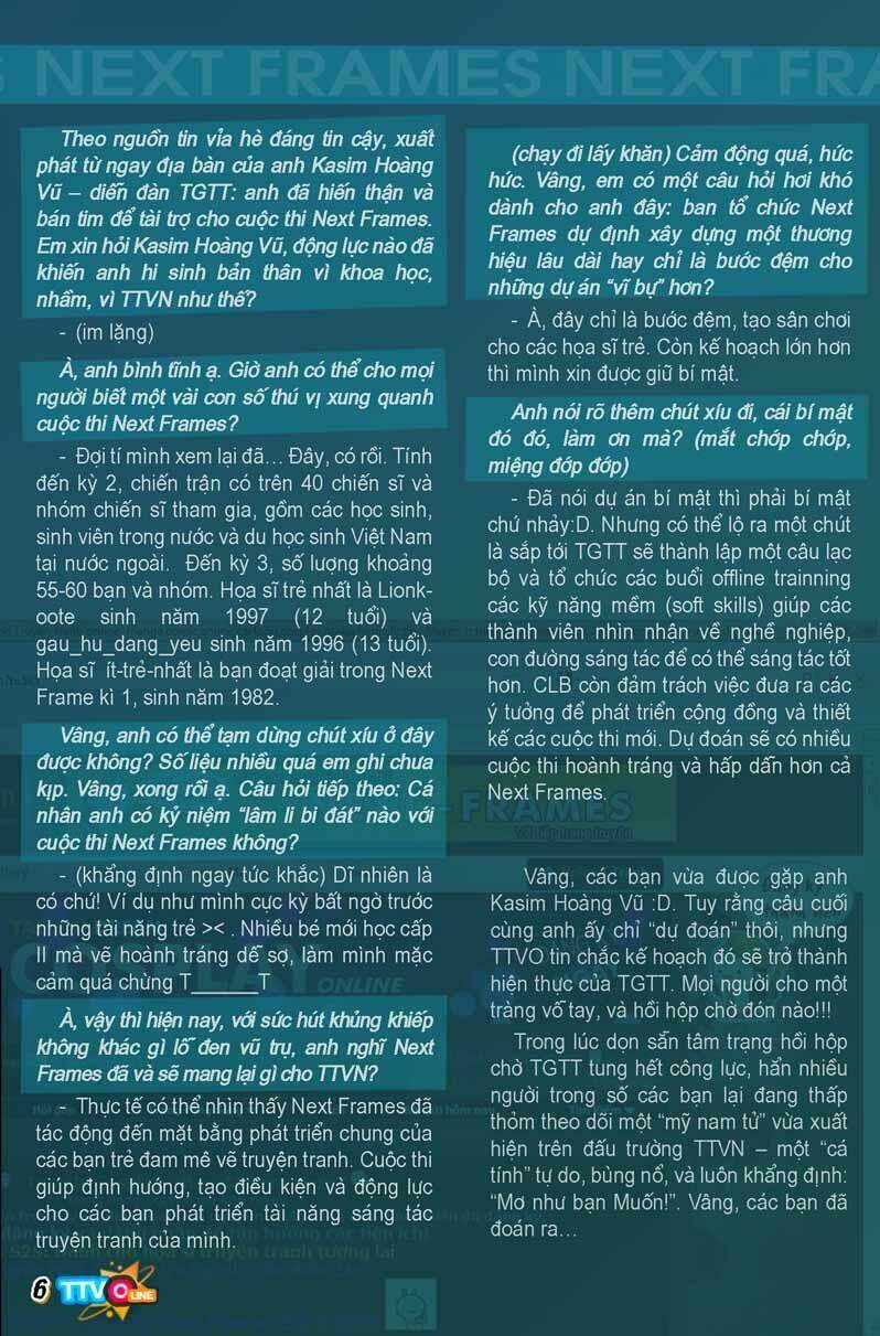 Tạp Chí Truyện Tranh Việt Nam Online - Ttvo Chapter 3.1 trang 7