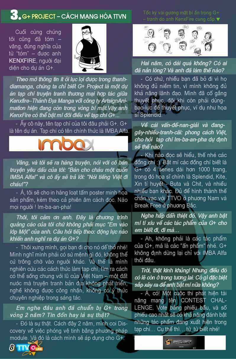 Tạp Chí Truyện Tranh Việt Nam Online - Ttvo Chapter 3.1 trang 9