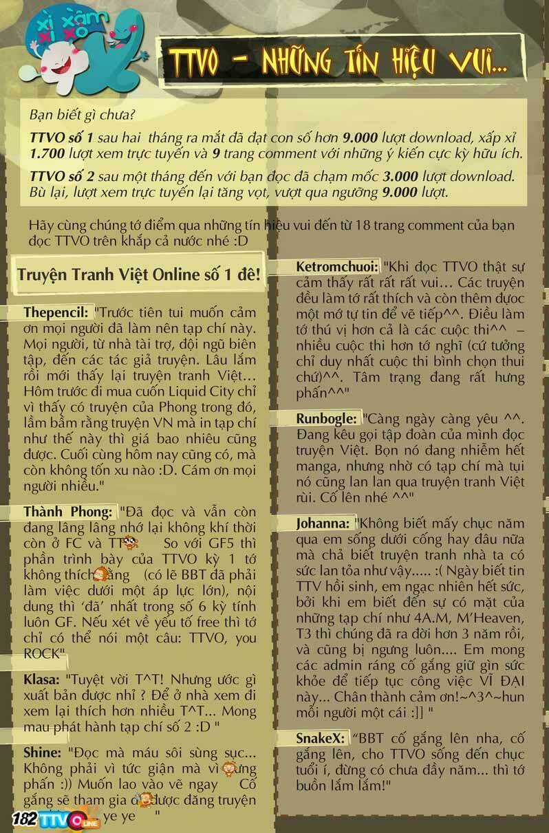 Tạp Chí Truyện Tranh Việt Nam Online - Ttvo Chapter 3.2 trang 101