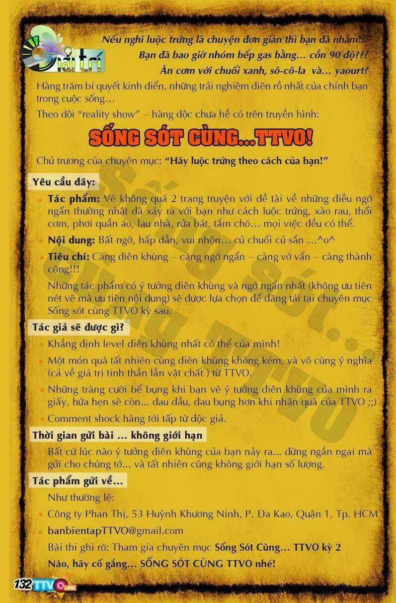 Tạp Chí Truyện Tranh Việt Nam Online - Ttvo Chapter 5 trang 131