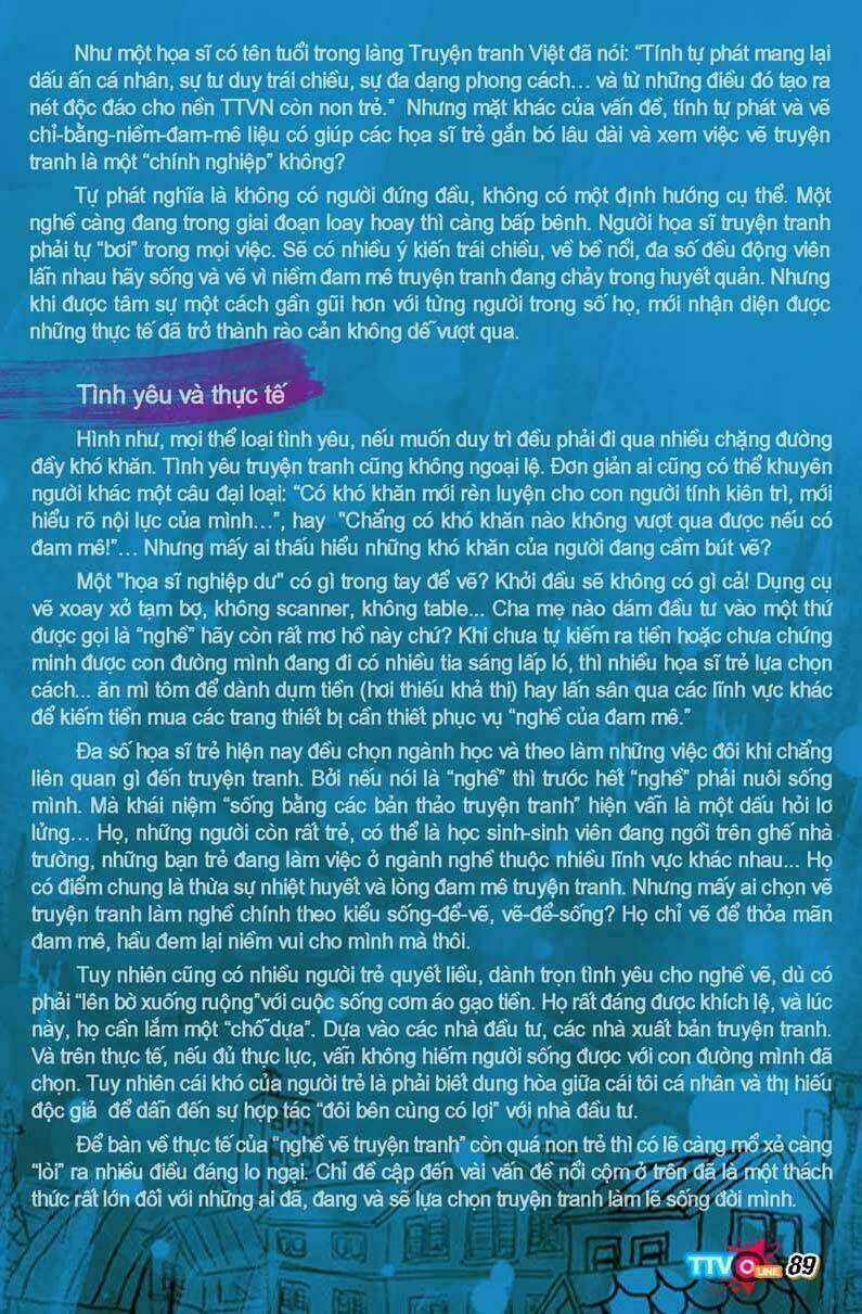 Tạp Chí Truyện Tranh Việt Nam Online - Ttvo Chapter 5 trang 89