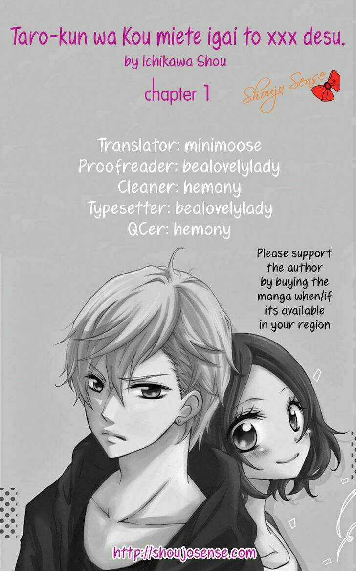 Taro-Kun Wa Kou Miete Igai To Xxx Desu Chapter 1 trang 2