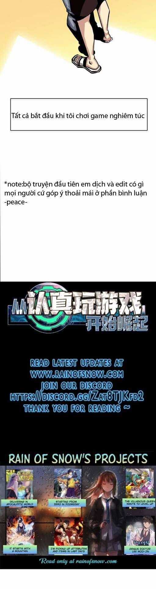 Tất Cả Bắt Đầu Khi Tôi Chơi Game Nghiêm Túc Chapter 1 trang 18