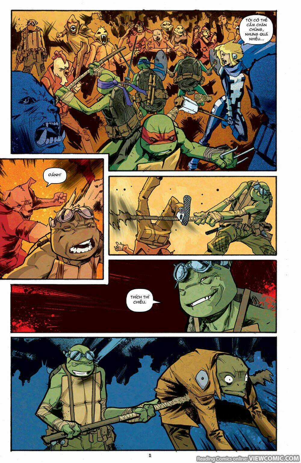 Teenage Mutant Ninja Heroes: Turtles In Time Chapter 4 trang 12