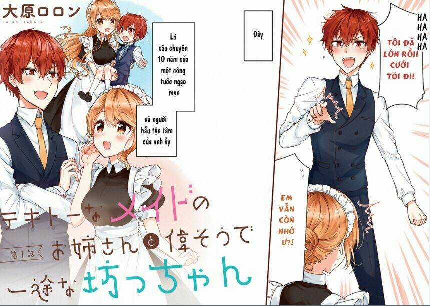 Tekito Na Maid No Oneesan & Erasou De Ichizu Na Botchan Chapter 1 trang 3
