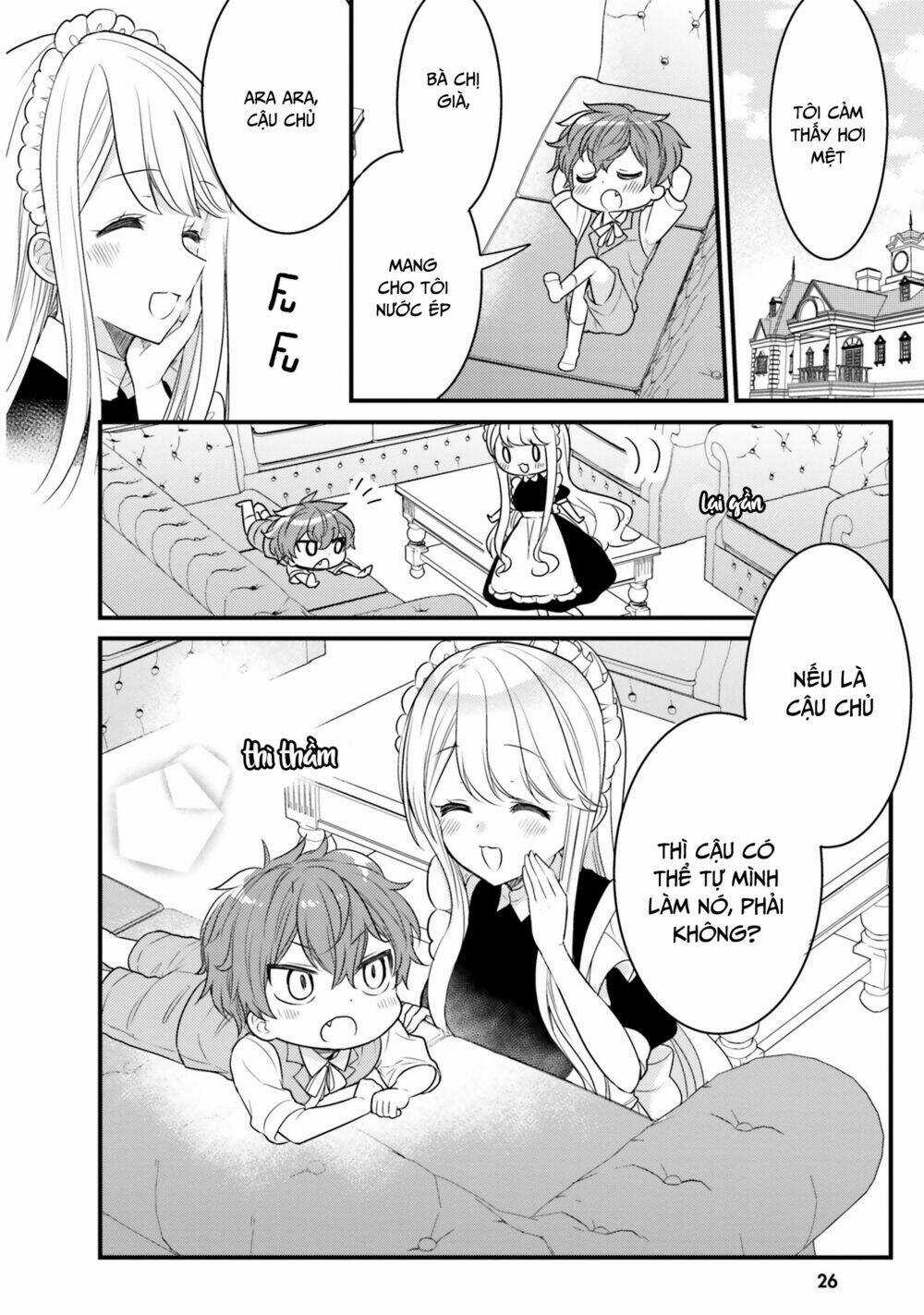 Tekito Na Maid No Oneesan & Erasou De Ichizu Na Botchan Chapter 13 trang 3