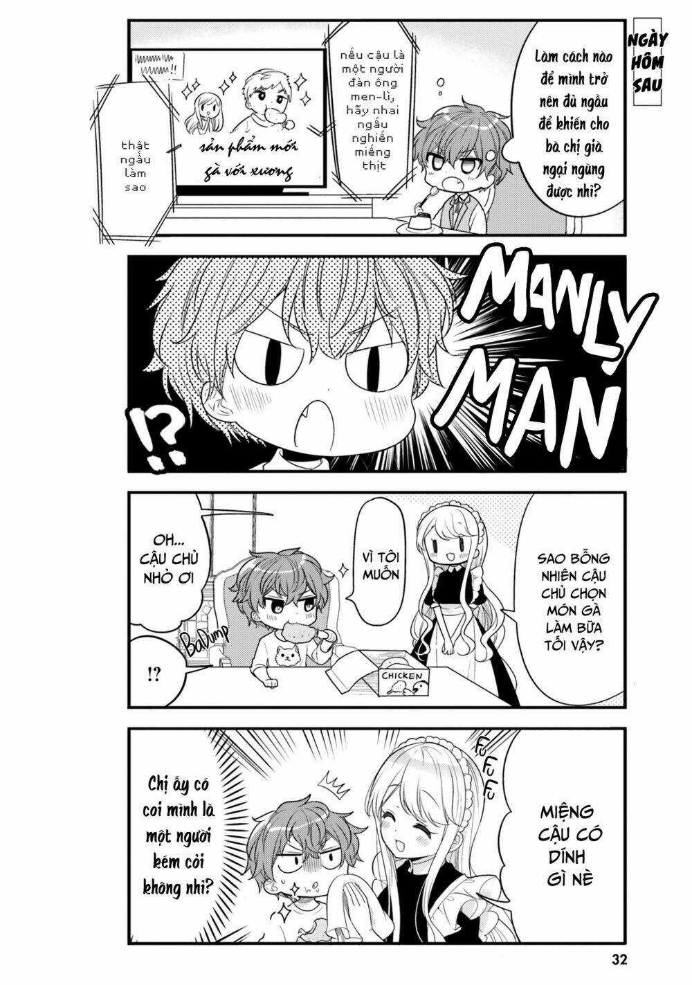 Tekito Na Maid No Oneesan & Erasou De Ichizu Na Botchan Chapter 13 trang 9