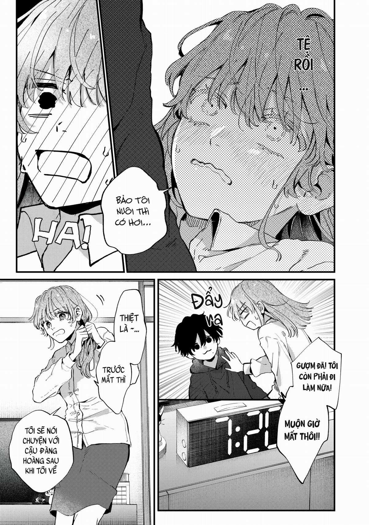 Tên ăn bám Hana-kun luôn muốn chết Chapter 1 trang 14