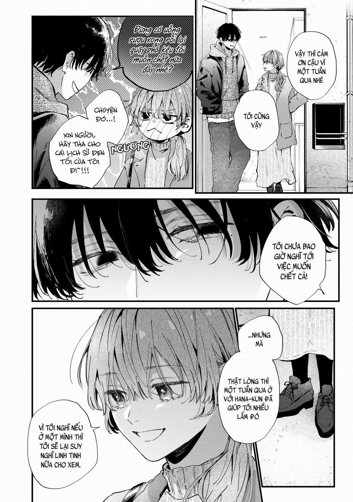 Tên ăn bám Hana-kun luôn muốn chết Chapter 1 trang 37