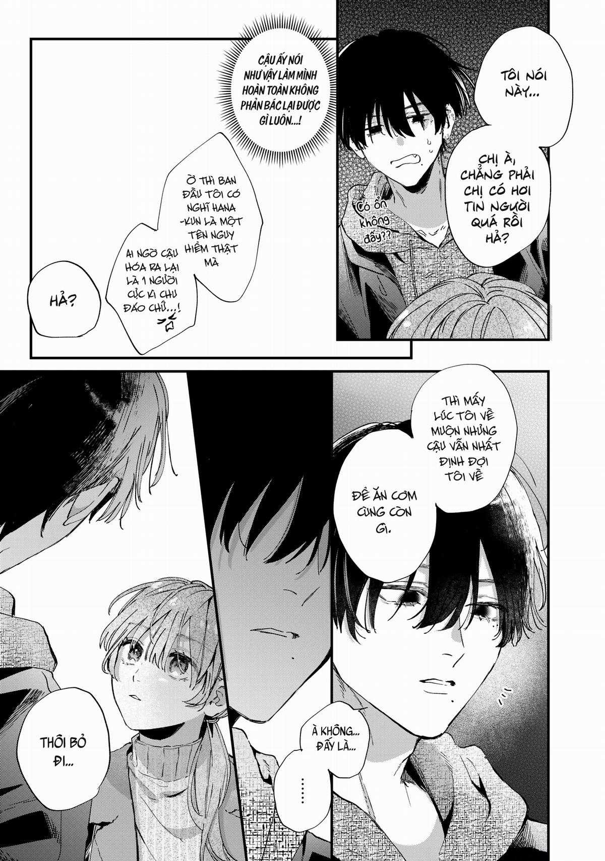 Tên ăn bám Hana-kun luôn muốn chết Chapter 1 trang 38