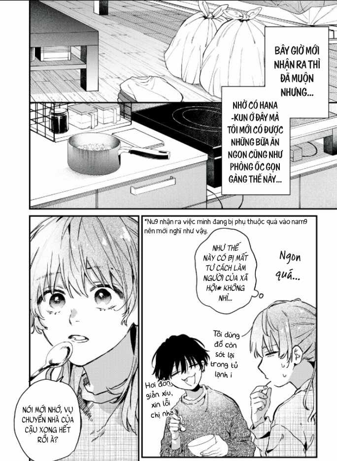 Tên ăn bám Hana-kun luôn muốn chết Chapter 3 trang 6