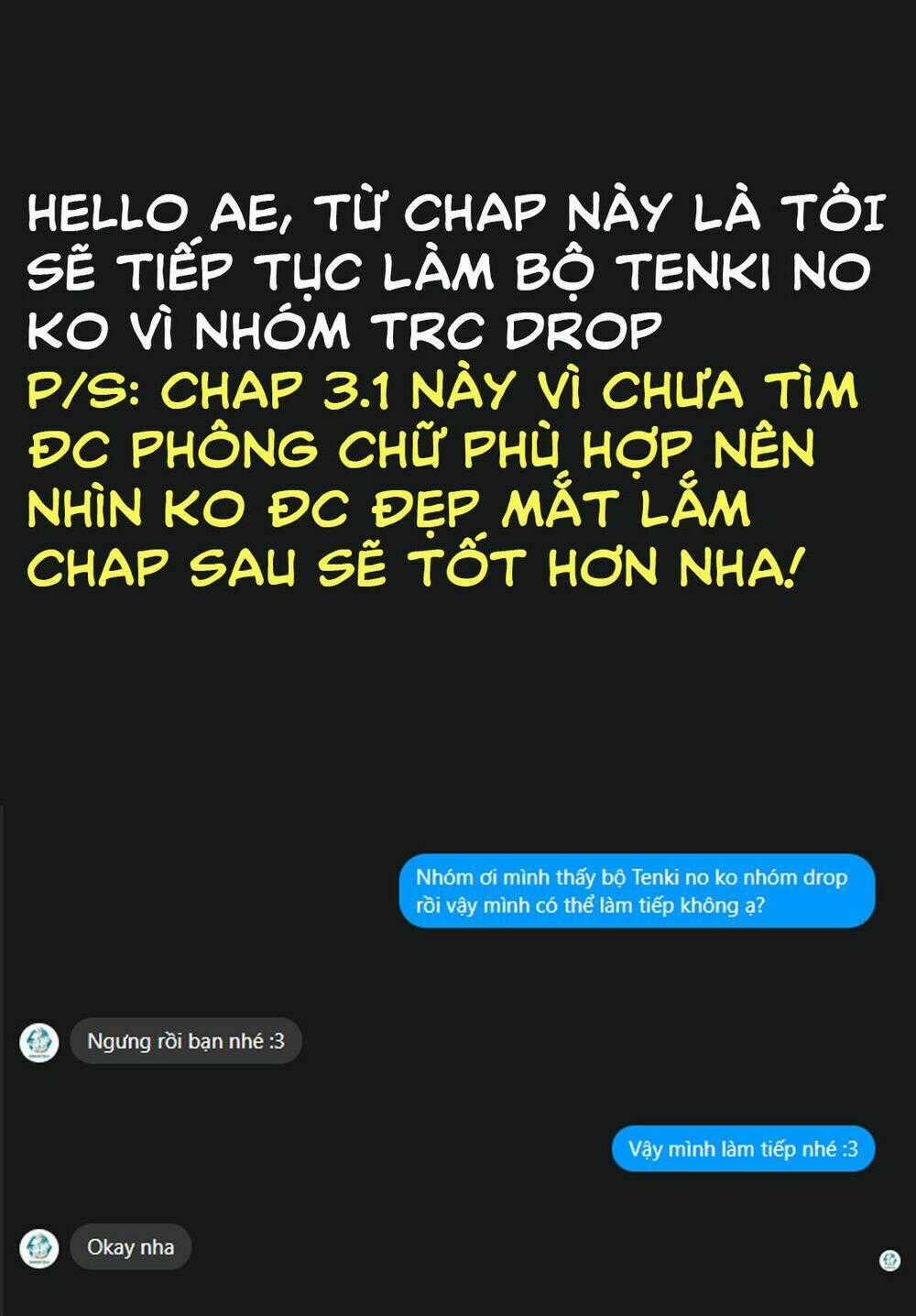 Tenki No Ko Chapter 3 trang 0