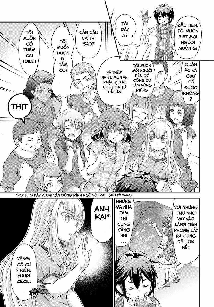 Tenohira Kaitaku Mura De Isekai Kenkokuki: Fueteku Yome-Tachi To Nonbiri Mujintou Life Chapter 17 trang 6